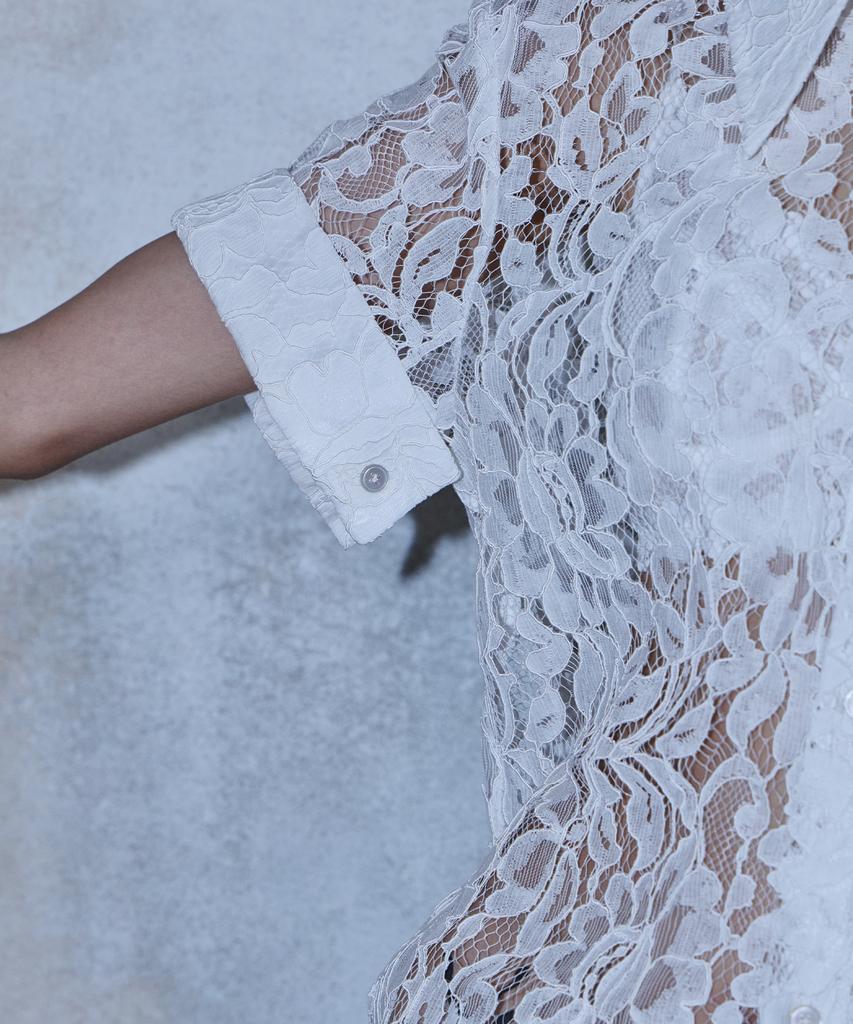 PARADIGMFILM [Ep.02] Lace Crop Half Shirt (Ivory)