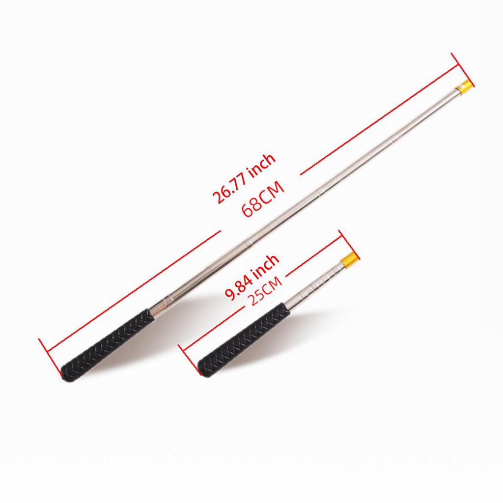 Retractable Landing Net Rod Lightweight Wear Resistant Non Slip Handle Versatile Telescopic Fishing Net Pole 5 Section Parts