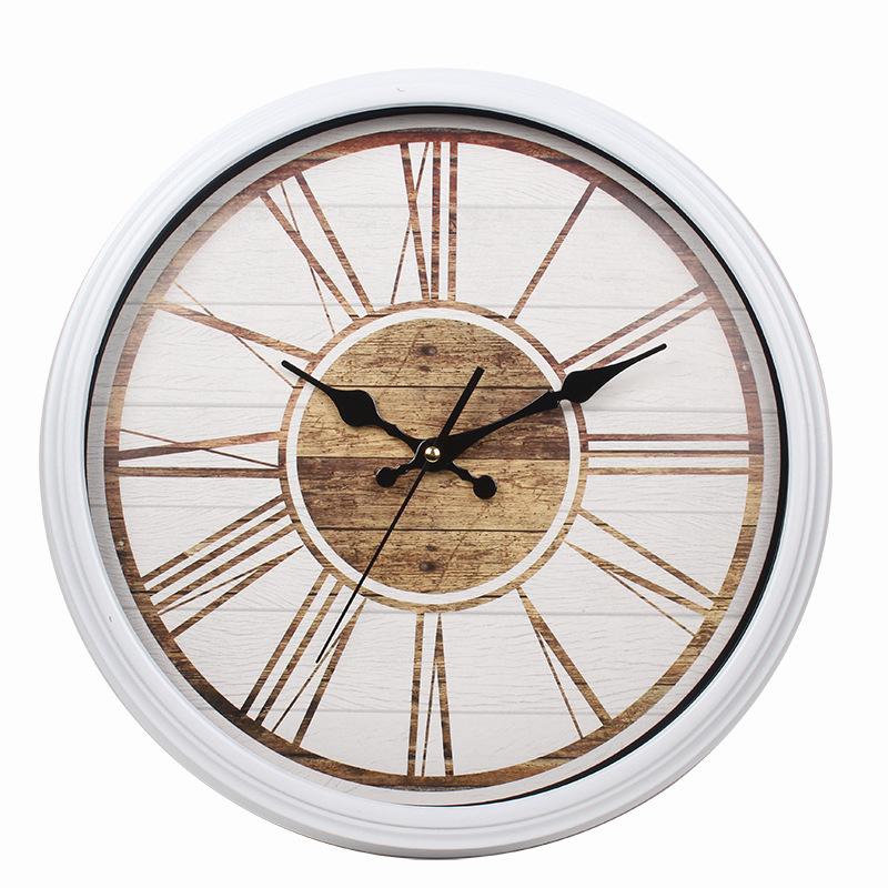 Retro Living Room Silent Wall Clock Antique Swing Nostalgic Clock Fashion Creative Wall Watch Quartz Clock
