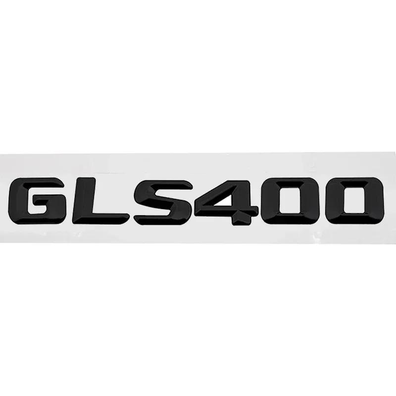 Car Rear Sticker Alphabet Trunk Badge Decal Exterior for Mercedes Benz GLS400 GLS450 GLS500 GLS550 GLS580 GLS600 Accessories