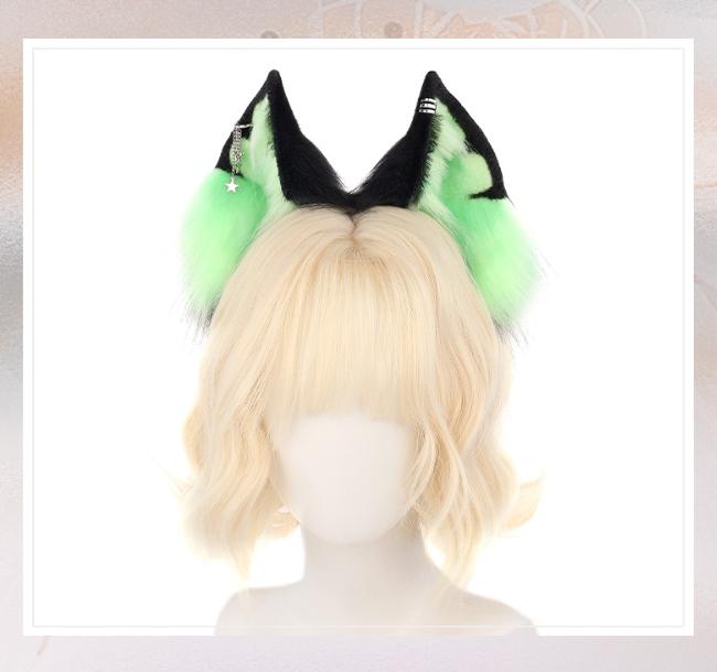 Halloween Headband Cosplay Plush Simulation Ear Headpiece