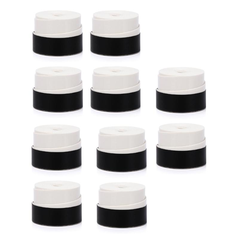 10Pcs Sweat Absorption Tennis Rackets Grip Badmintons Squash Training Sweatband Antislip Tennis Grip Head Overgrips