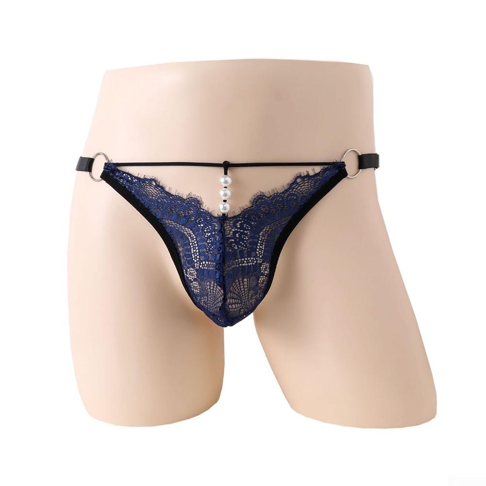 Solid Underwear T-Back Thongs Underpants 1pc Briefs