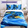 Ninja 3pcs Bedding Set Duvet Cover Closure Includes 1 Duvet Cover & 2 Pillowcases for All Seasons Bedroom Home Dorm Decor