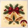 Pearl Painting Christmas Bells Art Kit DIY Home Decor Painting