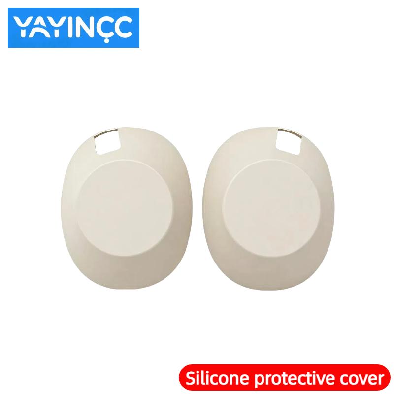 YAYINCC 360° All-round Protection Silicone Protective Case for Sony WH-1000XM6 Rose Grey headset Skin friendly Washable durable