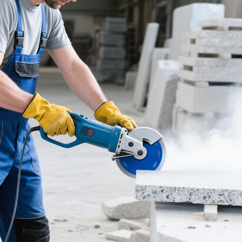 125mm Diamond Cutting Disc, 1mm Metal Cutting Disc for Marble, Concrete, Tile, Natural Stone, M14 Durable Cutting Disc