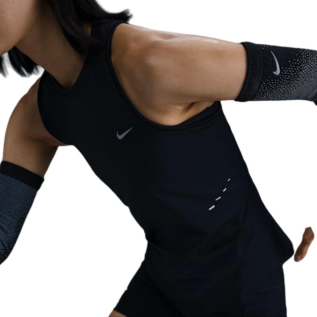 Nike Swoosh Dri-Fit Swift Comfortable Soft Versatile Quick-Dry Running Tank Top Women Tops Black HQ0621-010