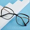 Women Reading Glasses Fashion Polygon Large Frame TR90 Anti Blue Light Computer Optical Prescription Eyeglasses