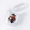 Demon Slayer Nezuko Zenitsu Tanjirou Transparent Airpods Case for Funda Airpods 2/1 Cover Kimetsu No Yaiba Soft TPU Case Coque
