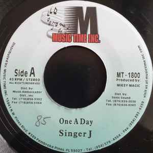 7inch Record SINGER J - One A Day MT1800 Music Time Inc. US Reggae, Ska & Dub Used
