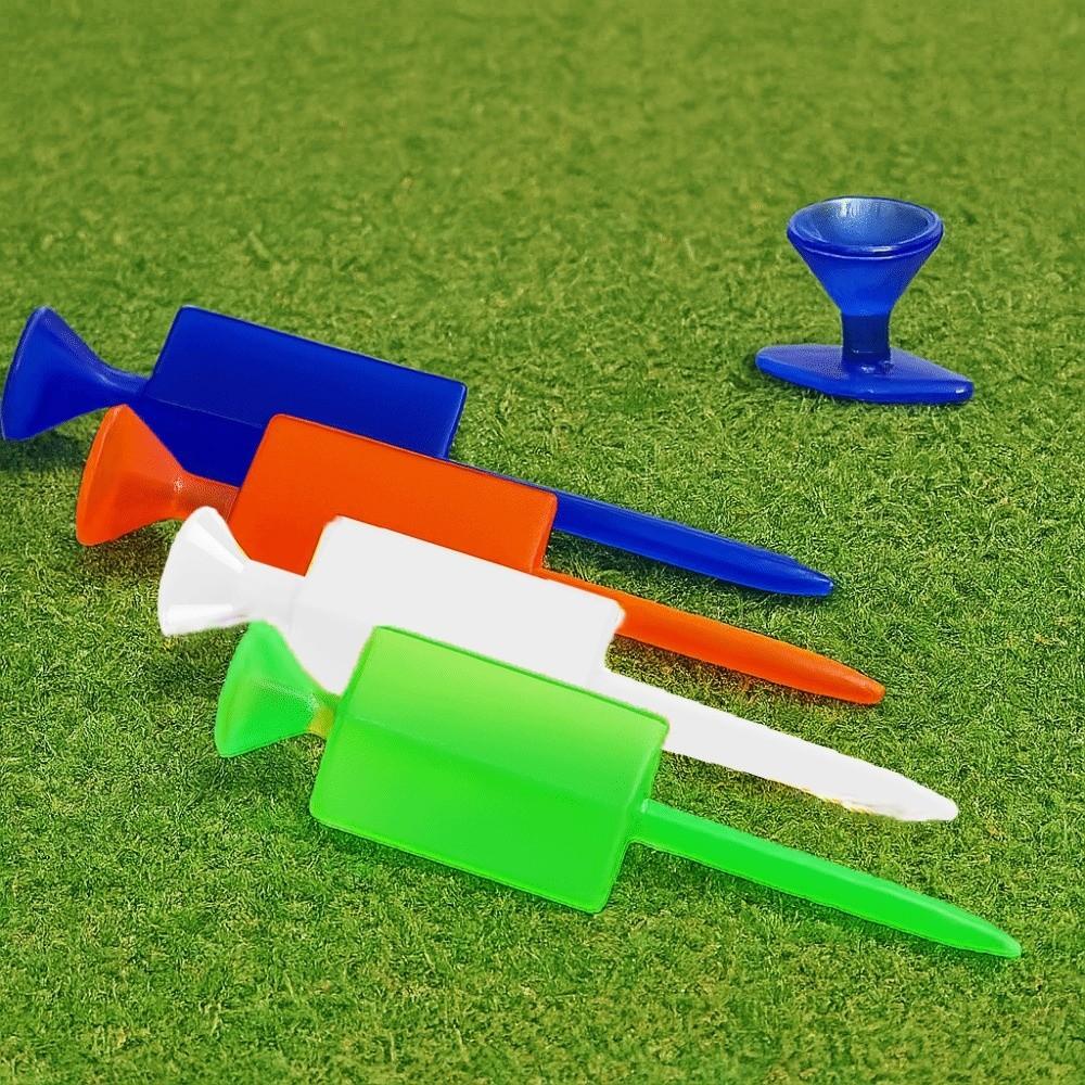 12pcs Enhance Distance Flat Ball Pegs Multi-Color Golf Tee Golf Ball Pegs  Golf Practice