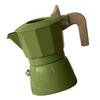 Herd Moka Pot Professionelle tragbare Doppelventile Vintage-Stil Aluminiumlegierung Kaffeemaschine Topf