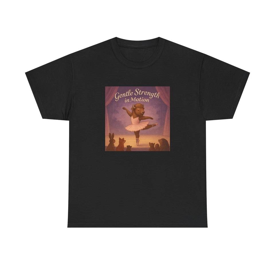 Unisex Adult T Shirt Ballet Bison Graceful Dance S
