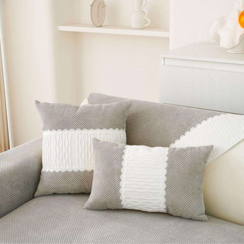 Living Room Anti-slip Couch Sofa Cover Summer Nordic Corduroy Solid Color Sofa Cushion Cover Slipcover Funda