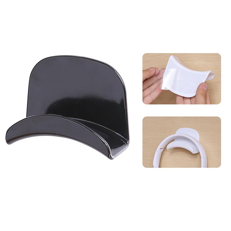 Soporte para auriculares sin perforaciones, soporte para la cabeza, gancho de almacenamiento creativo para mando de juegos, adhesivo universal para colgar en la pared del dormitorio