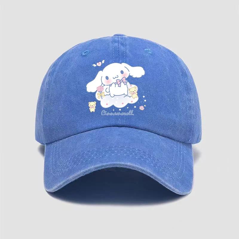 Kuromi Baseball Caps Adult Outdoor Hat Cute Anime Melody Cinnamoroll Sanrios Cap Cotton Cartoon Bonnet Girl Headgear Women Gift