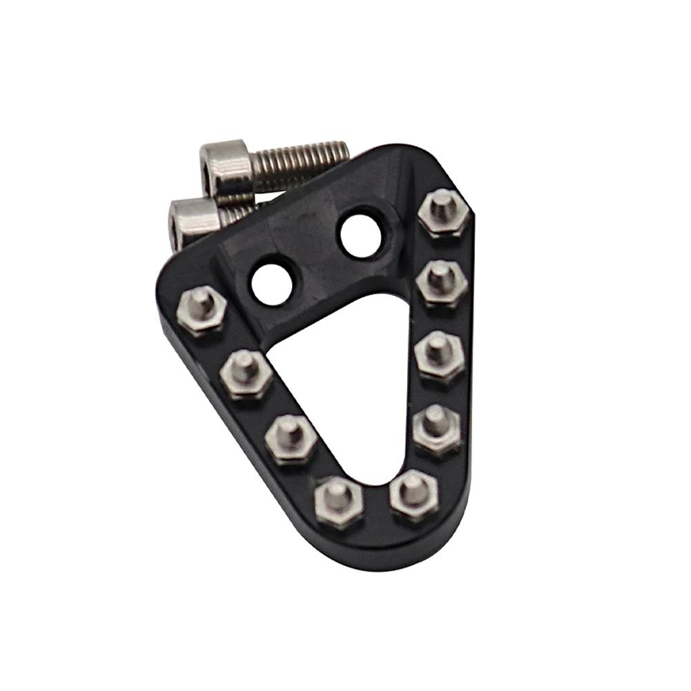 Aluminum Motorcycle Rear Brake Pedal Pads Step Plate Tip for KTM SX SXF EXC EXCF XC XCF XCW XCFW TC TE 2008-2016 for Husqvarna