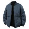 Men's Large Pocket Zipper Jacket Sports Leisure Baseball Collar Thick Warm Quilted Coat