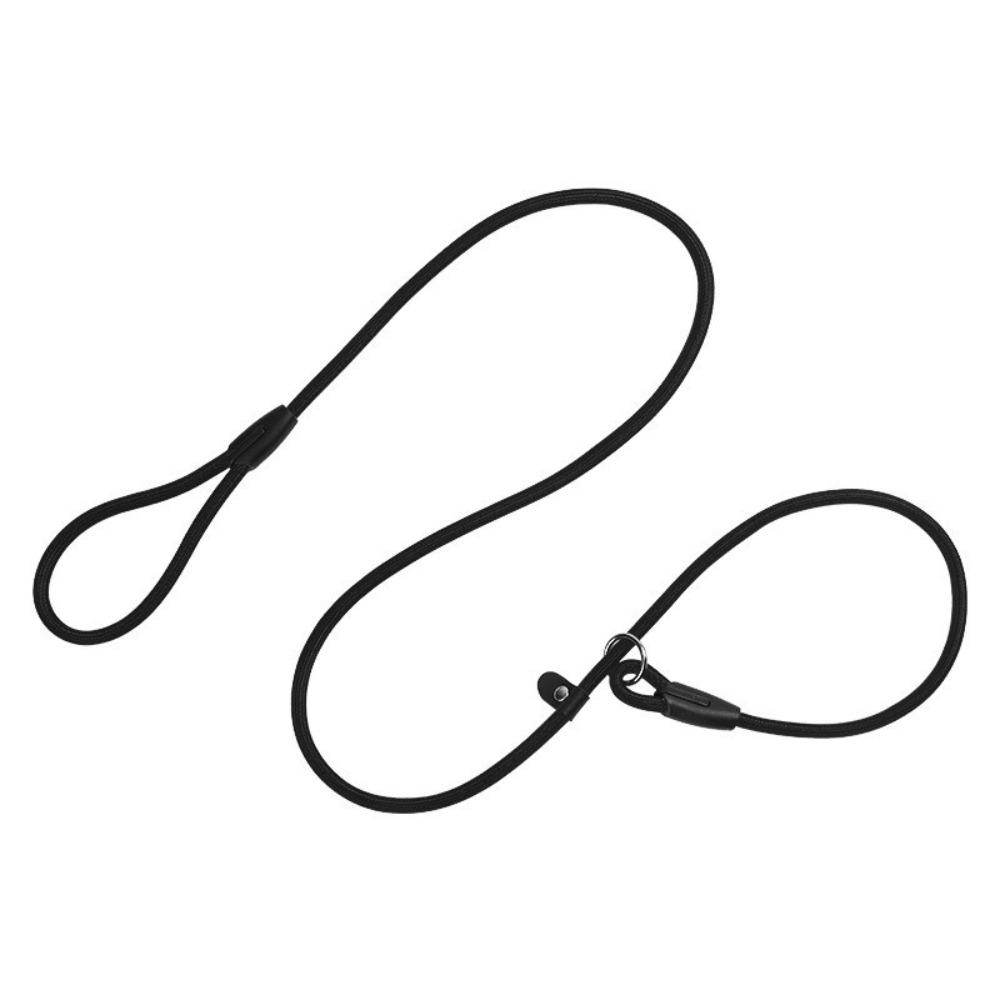 

Strong Nylon Nylon Pet Leash 130cm Length Design Dog Slip Rope Leash Adjustable Slip Rope Adjustable Pet Leash Pet Control чёрный