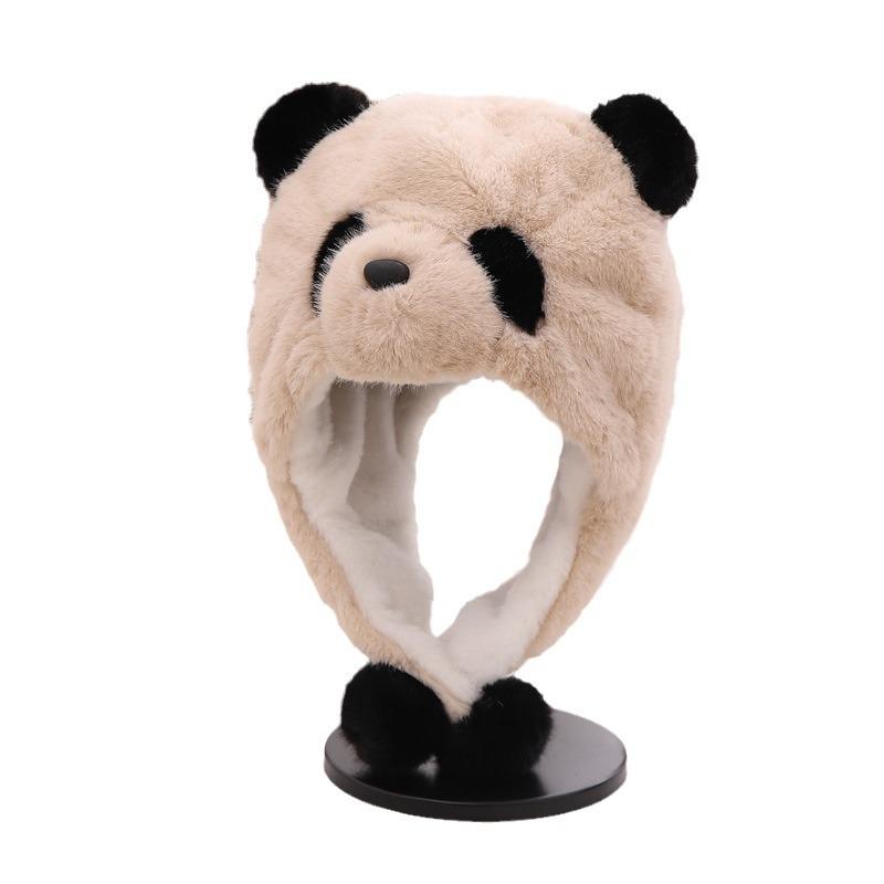 Czapka dziecięca Zimowa Nowa Ciepła i Pogrubiona Czapka z Ochroną Uszu Koreańska Śliczna Kreskówkowa Czapka Pulower Czapka Lei Feng