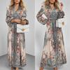 Spring 2026 new cross-border European and American foreign trade women's clothing, elegant slim-fitting slanted shoulder waist irregular dress