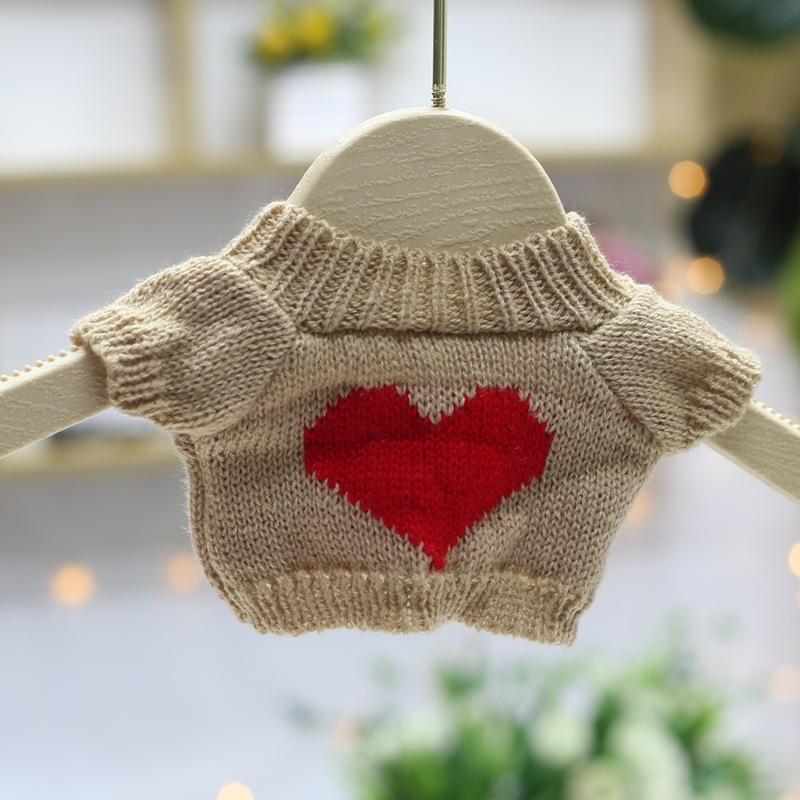 30cm Teddybjørn Bjørn Tilbehør Tilbehør Dukke Dukke Erstatt Klær Plysjleker Genser Genser Tilbehør