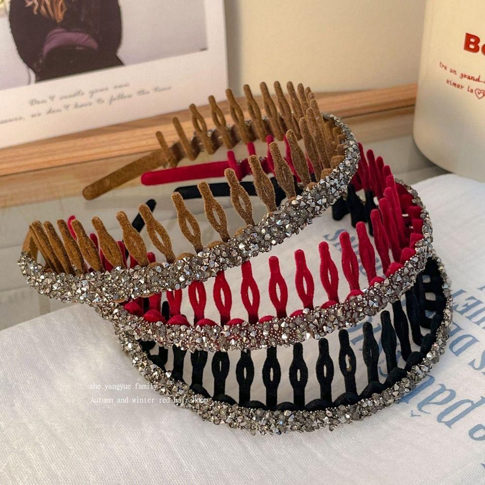 Flocking Hairstyle Hairpin Double Bangs HairClip New Bangs fixed HeadHoop  Women Girl