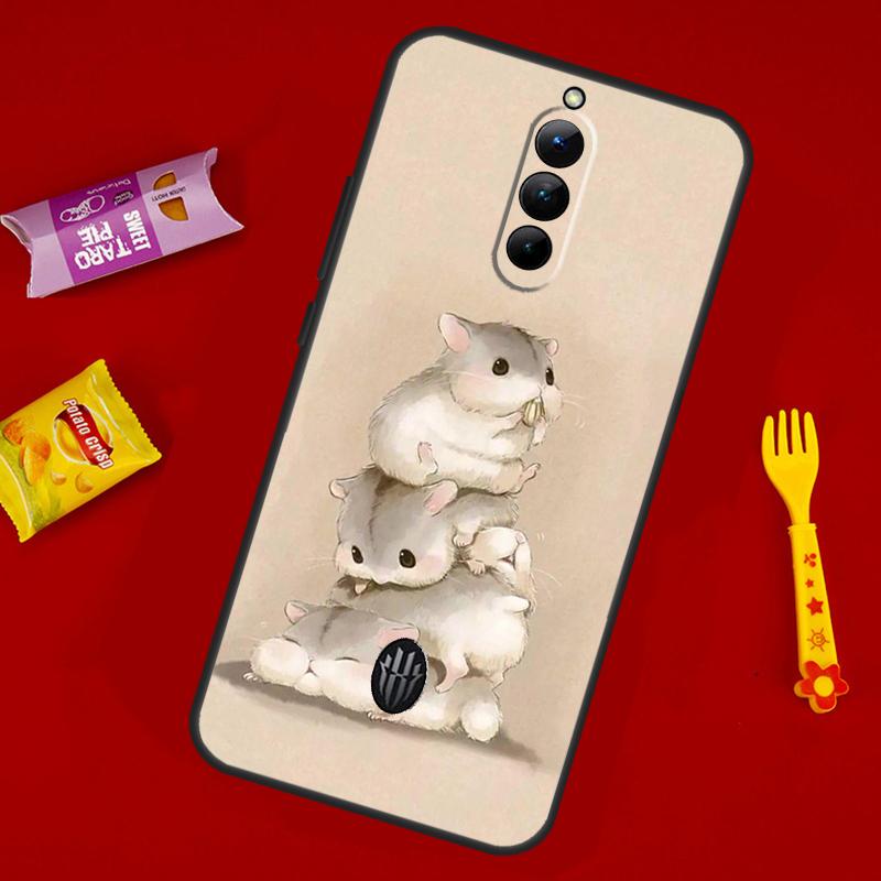 Cute Lovely Pet Hamster Case For ZTE Nubia Red Magic 8S 9S 10S 8 9 10 11 Pro Plus 6 7 6S 7S Pro 6R 5G 10 Air Cover