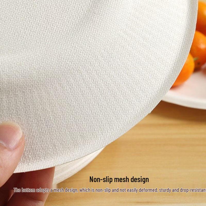 ZISIZ Disposable Round Paper Plates