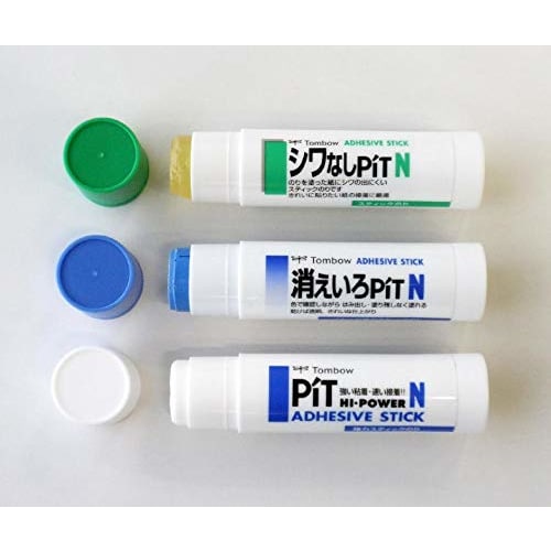 Tombow Pencil Glue Stick Disappearing Pit N PT-NC Blue Body Size: 25x100mm/Capacity Approx. 22g/40g