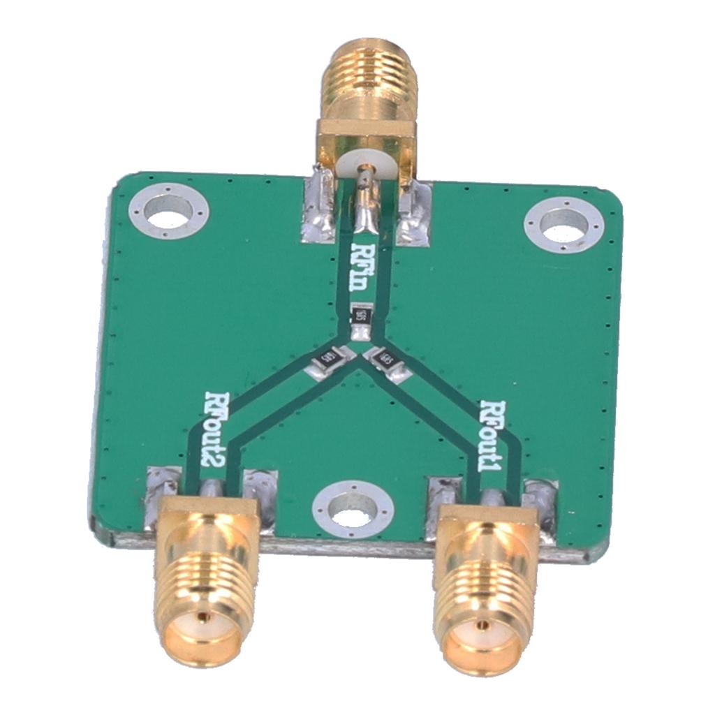 Resistance Power Splitter Module ‑5G 6dB 1 to 2 RF Microwave Distributor Divider for Radio Frequency