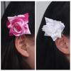 Cloth Rose Flower Hairpin Bohemian Style Girl Rose Hair Clip Sweet Flower Hair Clip  Bridal