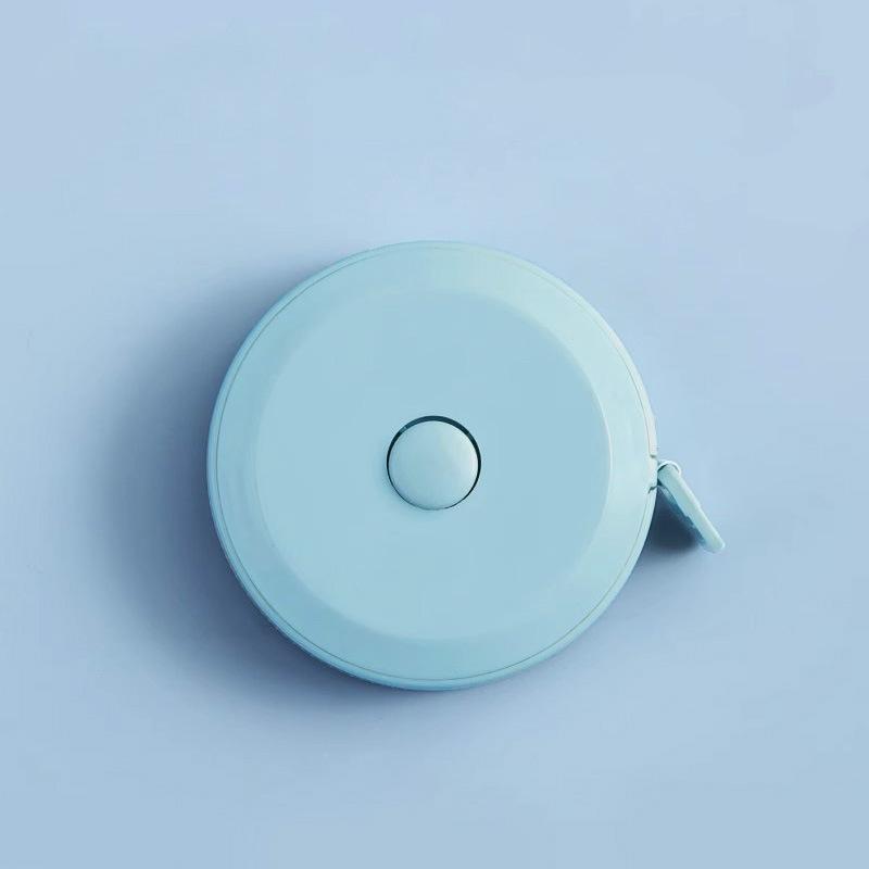 1.5m Square Keychain Automatic Telescopic Ruler Mini Small Tape Measure Clothing Tape Measure Body Circumference Ruler