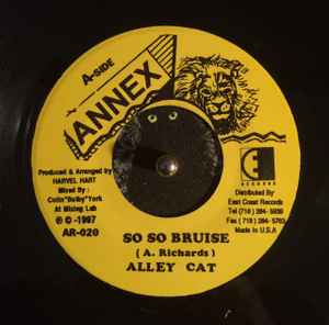 7inch Record ALLEY CAT - So So Bruise AR020 Annex 1997 US Reggae, Ska & Dub Used