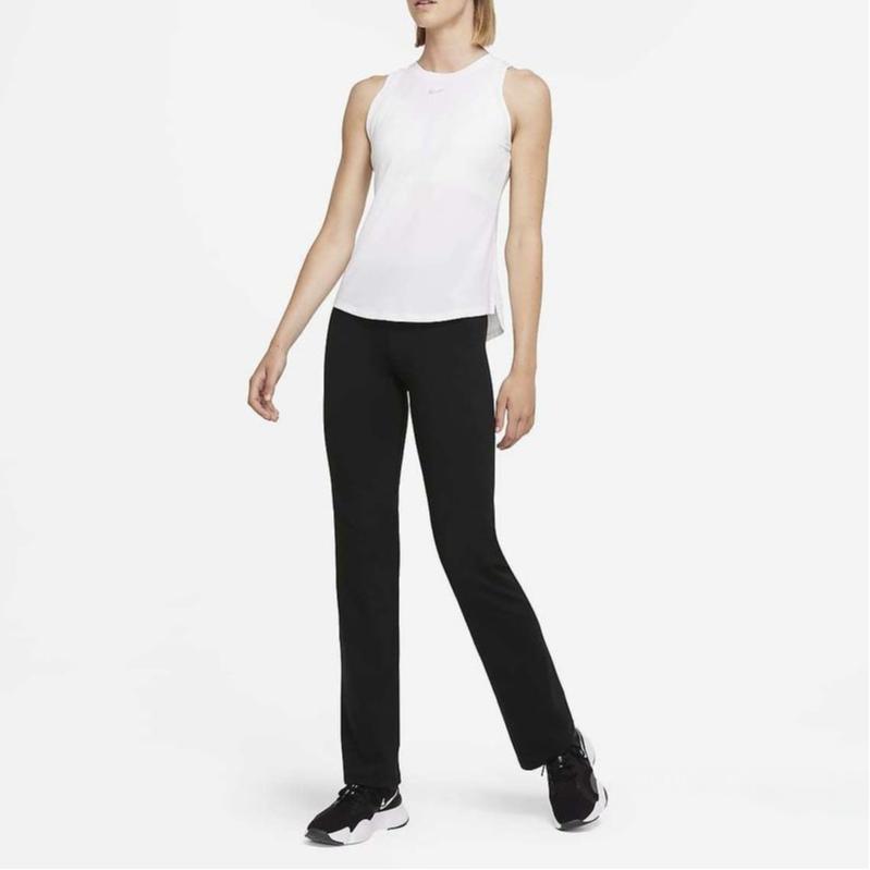 Nike Dri-FIT One Luxe Solid Color Crew Neck Tank Top Women Tops White DD0616-100