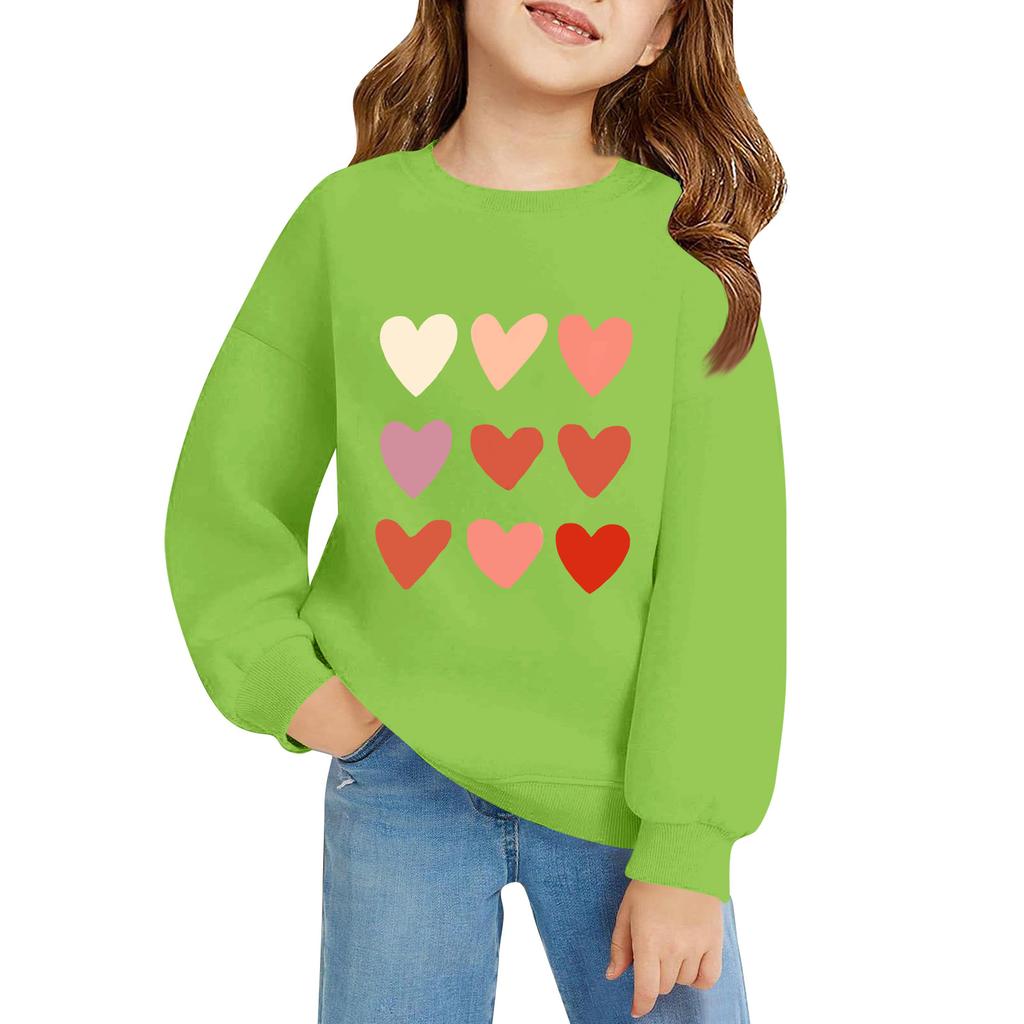 Kinder Langarm Lockerer Pullover Buchstabenaufdruck Rundhals Sweatshirt