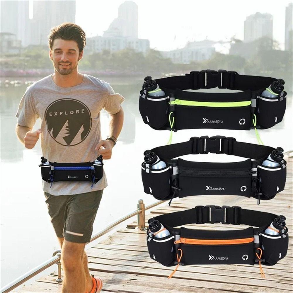 

Running Belt Running Waist Bags With Water Bottle Sports Phone Bag Marathon Running Bag Men Women