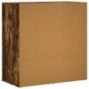 Sideboard Smoked Oak 79 x 38 x 80 cm Particleboard