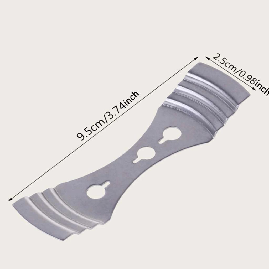 1 Stück Dreiloch-Kerzendochthalter