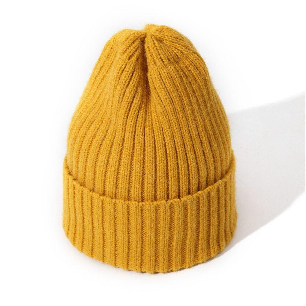Women Man Warm Autumn Winter Beanie Hat Hip Hop Hat Skullcaps Knitted Beanie