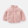 Children's Plush Spring/Autumn Coat for Boys and Girls - Warm, Double-Sided Fleece Outerwear
