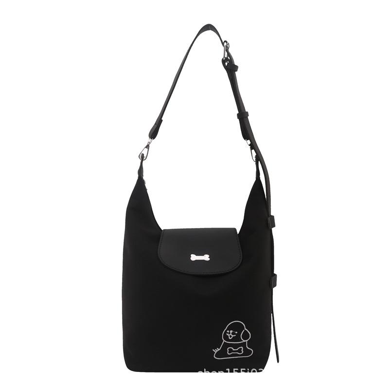 

Hot-selling women s bag line puppy tote bag new large-capacity light commuter bag messenger bag women чёрный