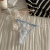 Transparent Underwear for Women Bow Panties Mesh Lace Briefs Lingerie Flower Lace Thong  Girl