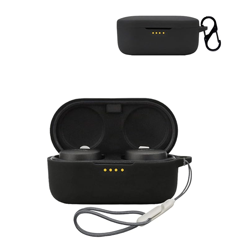 

correspondence For DENON PerL Pro AH-C15PL case cover [RIGFUJUN] Protective cover With carabiner Loss prevention case for earphones Scratch prevention