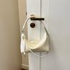 Textured Leather Two-tone Handwoven Crossbody Tote Bag Large Capacity Daily Use Women