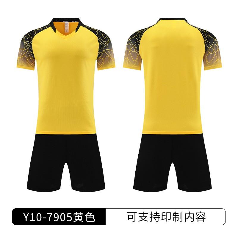 Kids Soccer Jersey Set Quick Dry Short Sleeve Training Kit Boys Girls Football Practice Match Uniform