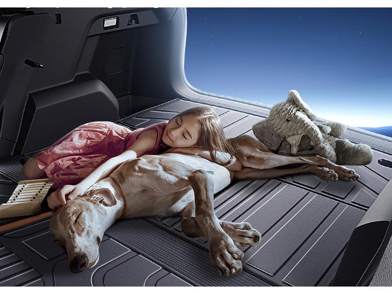 Tail Mat for Leapmotor C10: TPE26 Integrated Trunk Mat, Car Interior Accessory