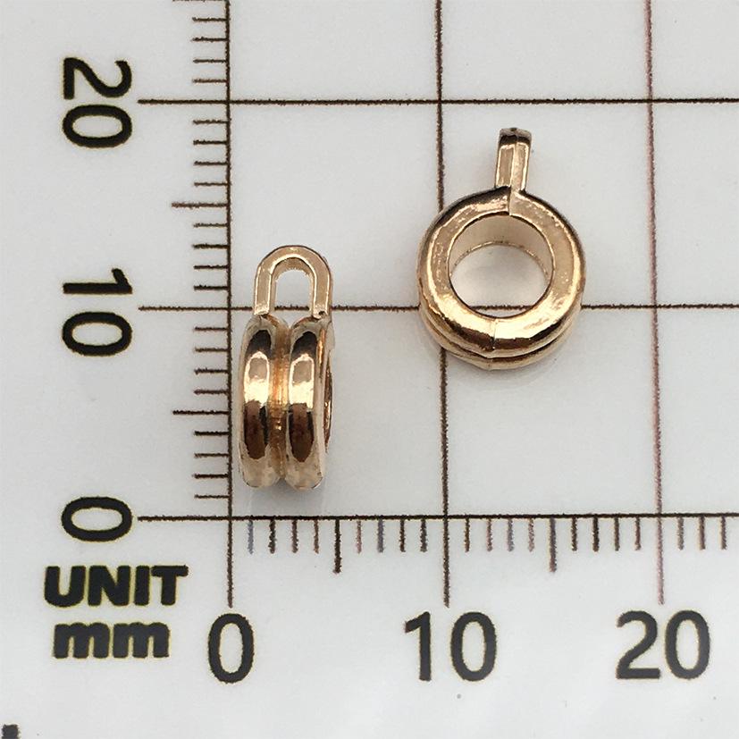 DIY Electroplated Jewelry Kit: Alloy Pendant Connector, Clasp, Jump Ring, Spacer Bead for Bracelets & Necklaces