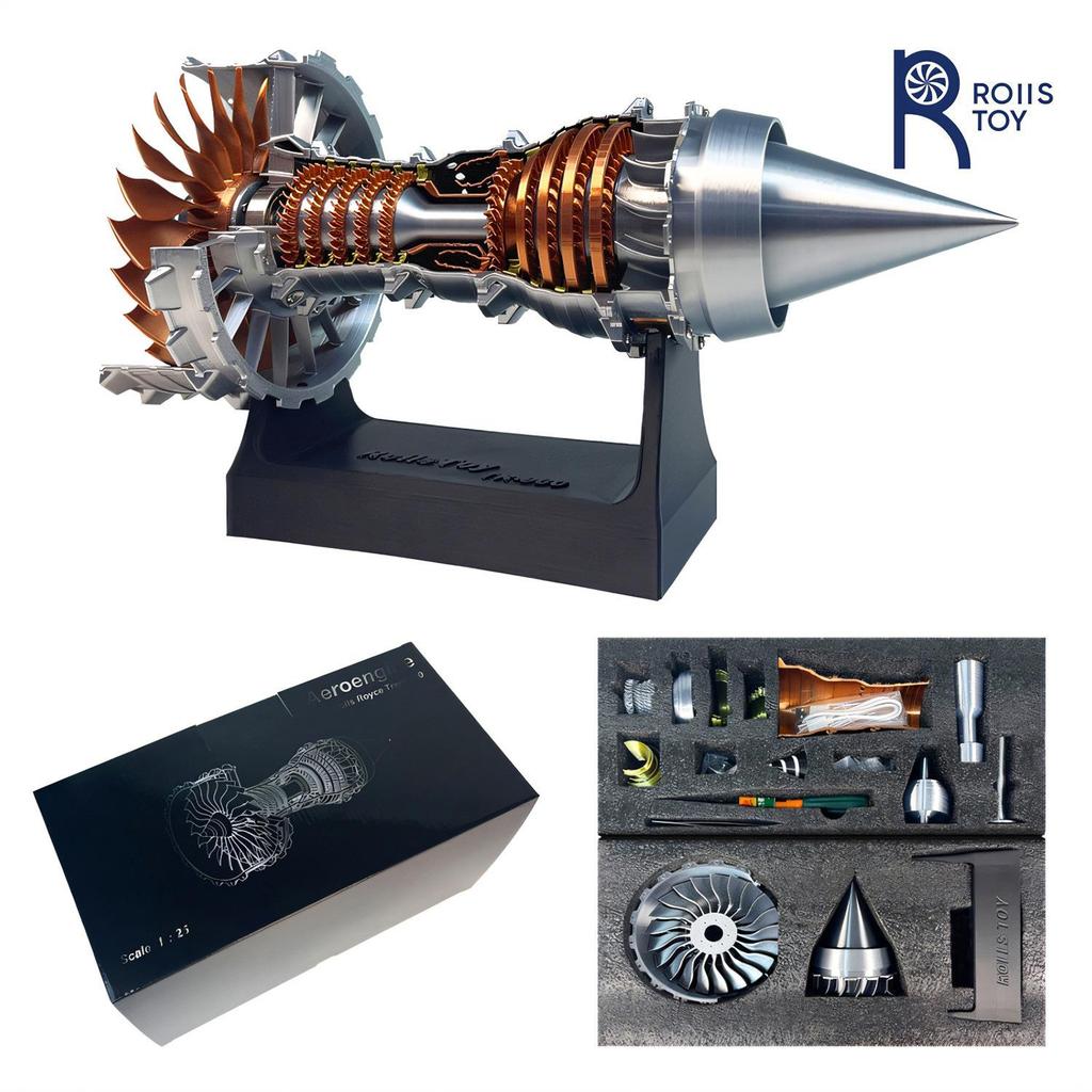 Aviation Turbine Engine Model Toy - Children's Birthday Gift Ornament